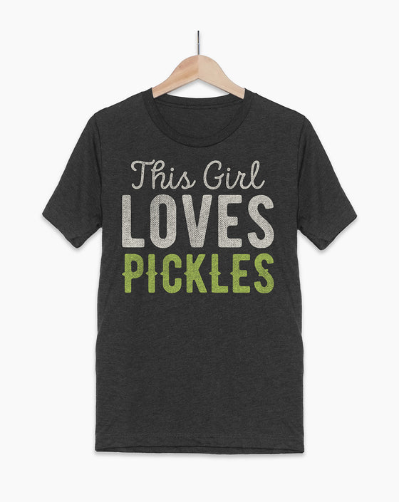 Pickle Shirts - This Girl Loves Pickles T-Shirt 